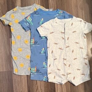Set of 3 Shorts Bodysuits 18 months